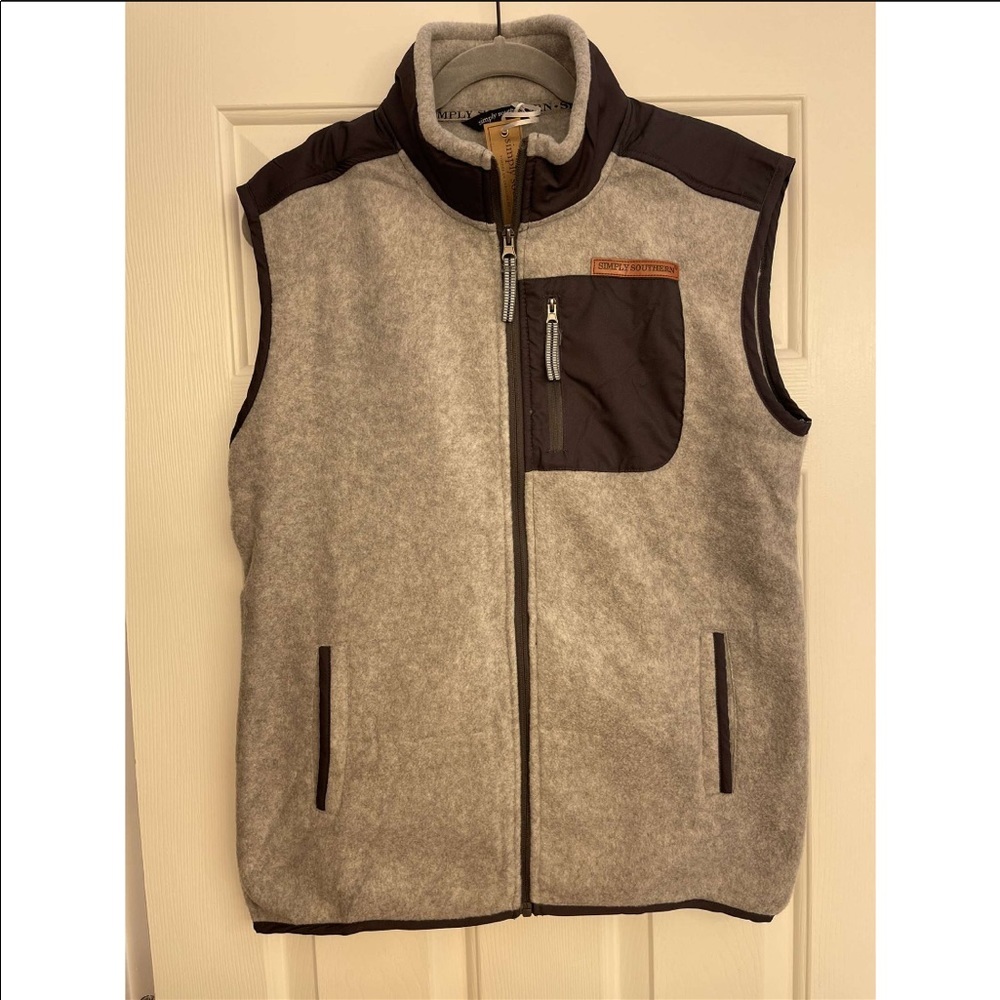 Simply southern grey vest